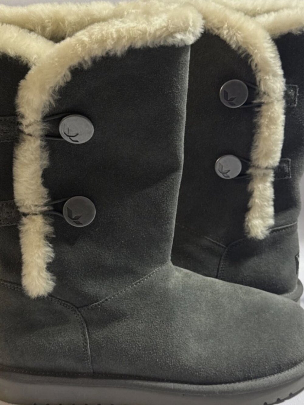 Koolaburra By Ugg Women’s Grey Tall Winter Boots Size 8 preowned